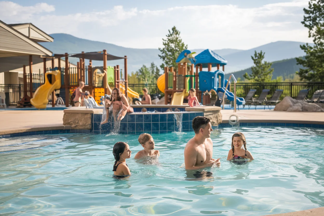 Pool and recreation area