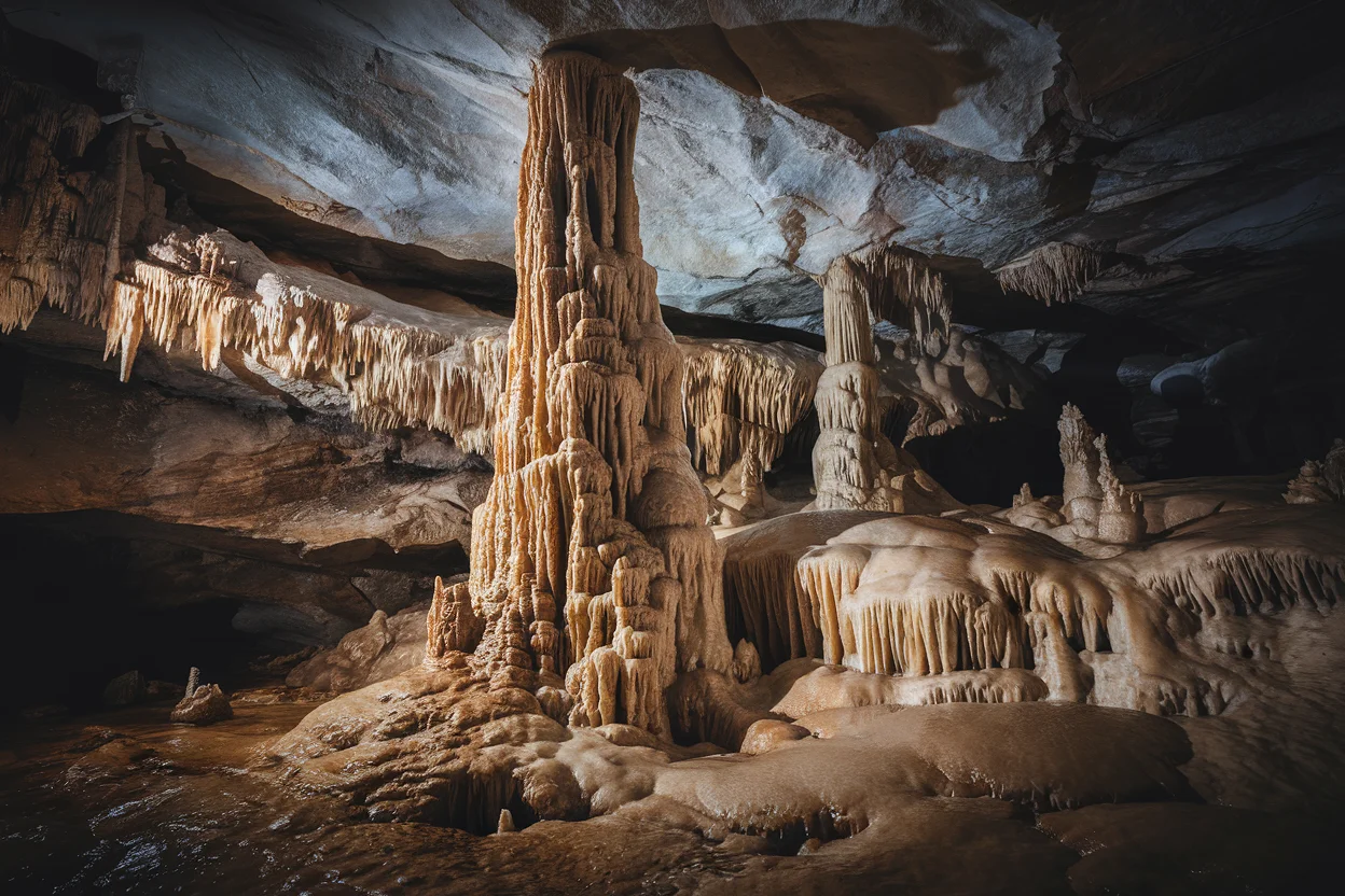 Cathedral Caverns formations