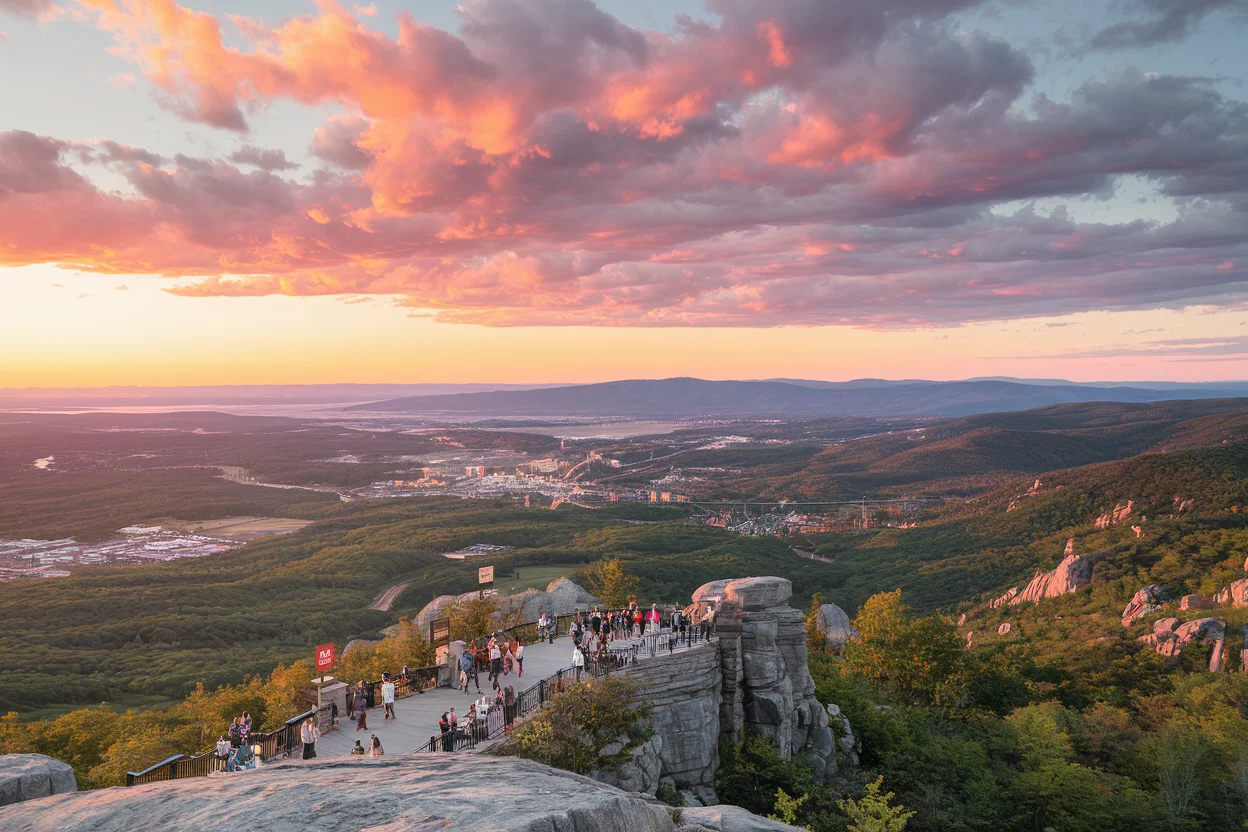Mountain overlook views