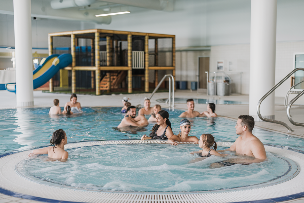 Pool and recreation area