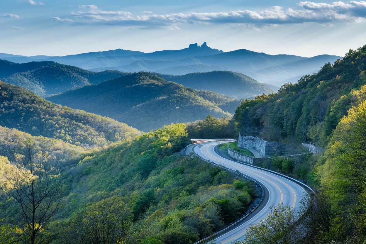 Hot Springs National Park near Asheville North Carolina