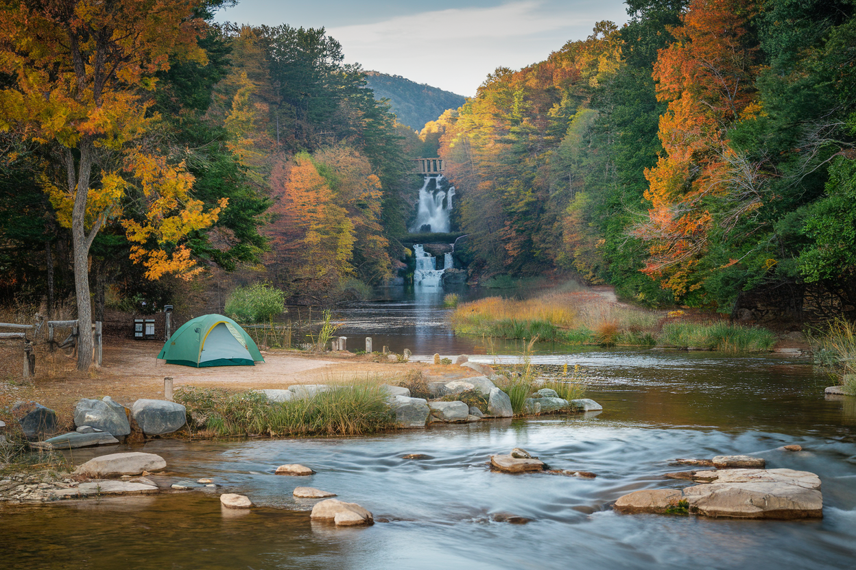 Lake Ouachita RV camping near Asheville AR