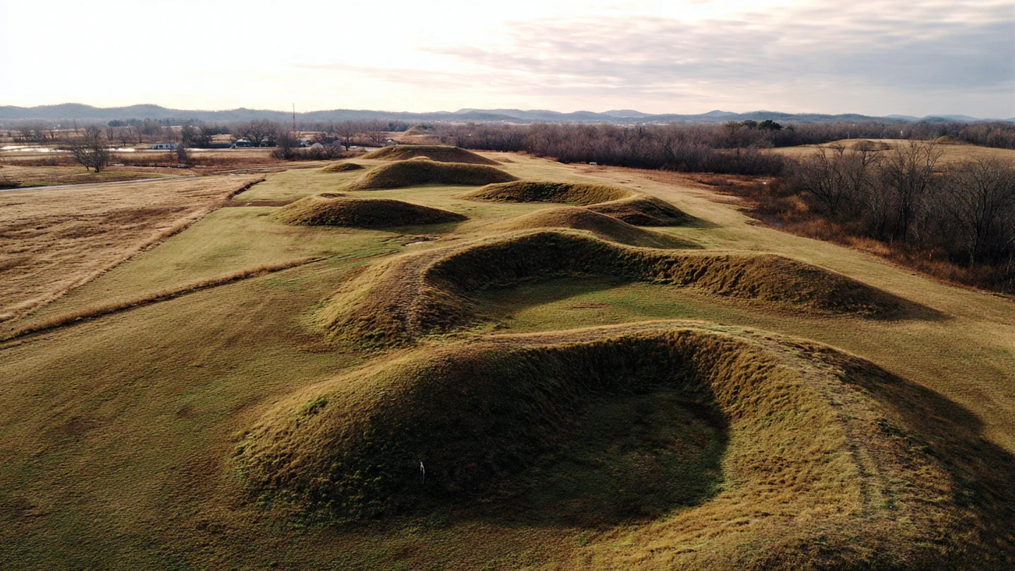 Ocmulgee Mounds National Historical Park near Byron Georgia