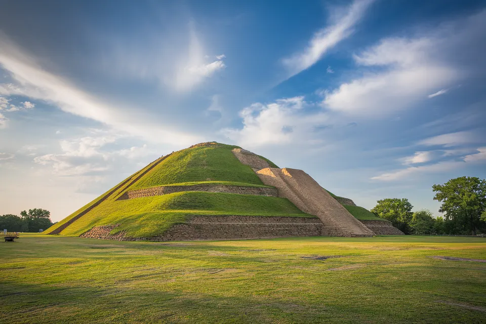 Cahokia Mounds State Historic Site near Collinsville Illinois