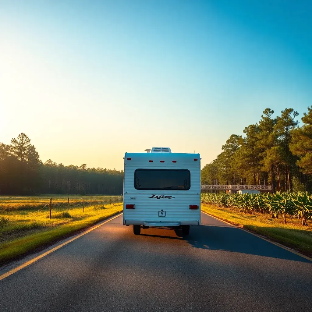 RV travel through the Pee Dee region of South Carolina