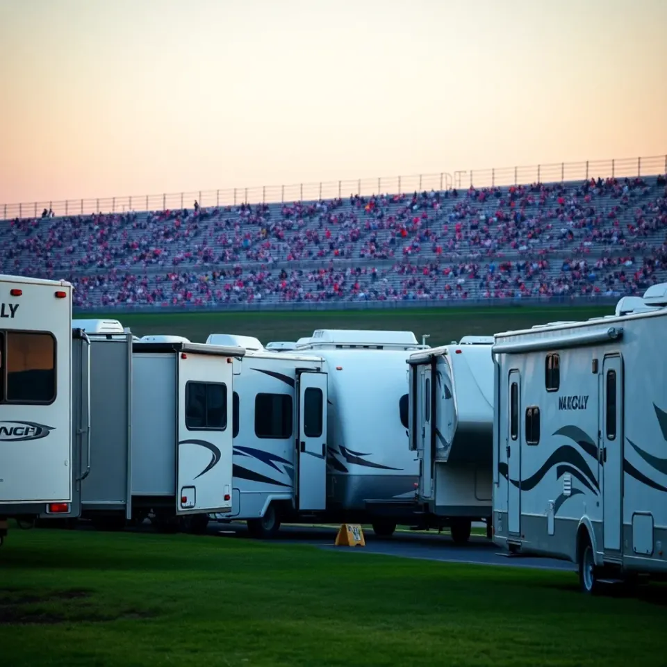 Southern 500 Infield Camping near Darlington