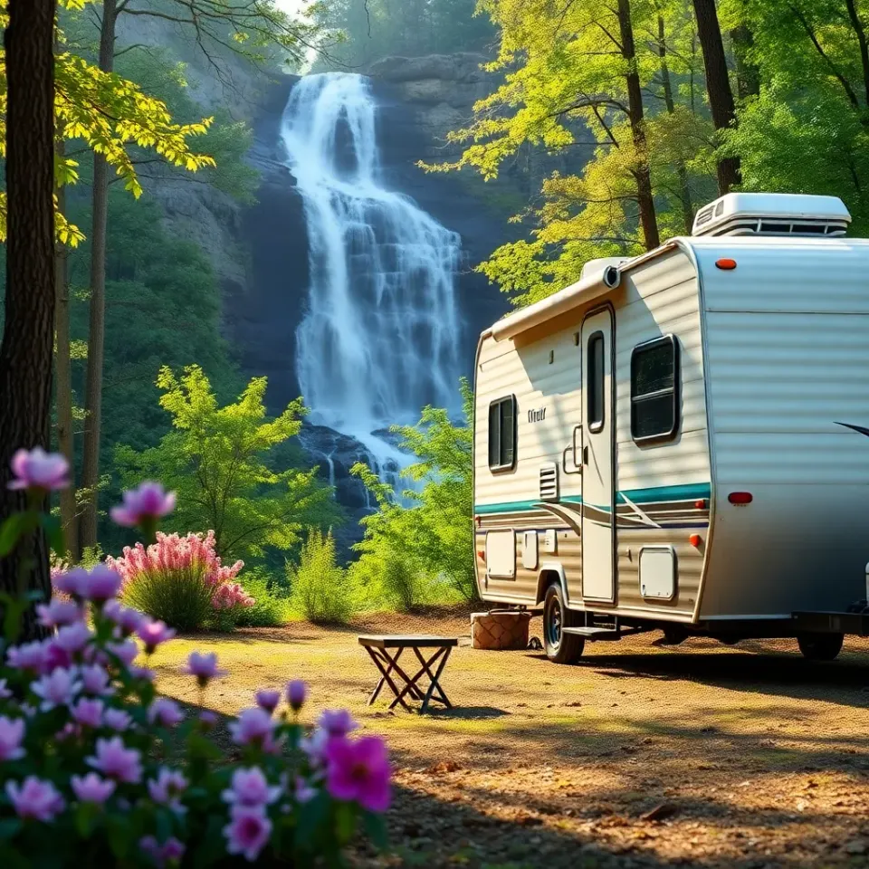 Noccalula Falls Campsite near Gadsden