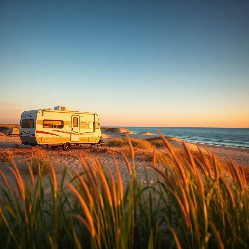 Hoffmaster Dune Campsite near Grand Rapids