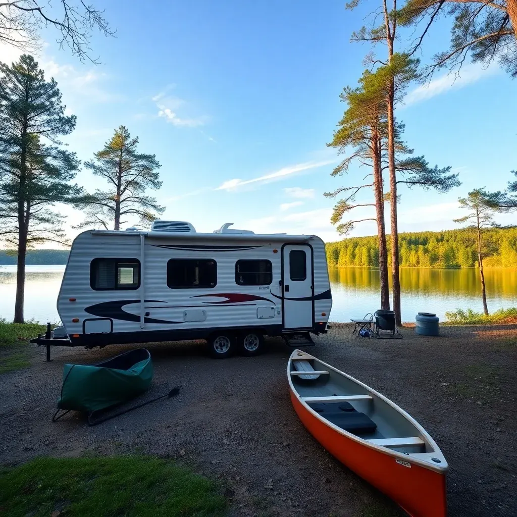RV travel near the Madison, Wisconsin lakes