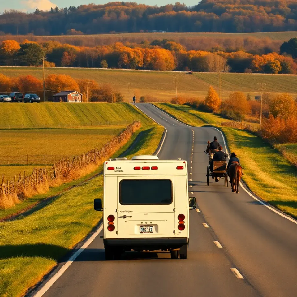 Amish Country Backroad near New Philadelphia