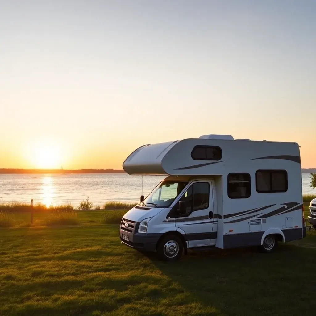 RV travel near Oshkosh and Lake Winnebago, Wisconsin