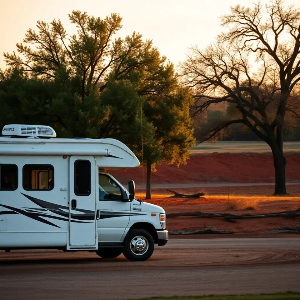 Lake Thunderbird Campsite near Warr Acres